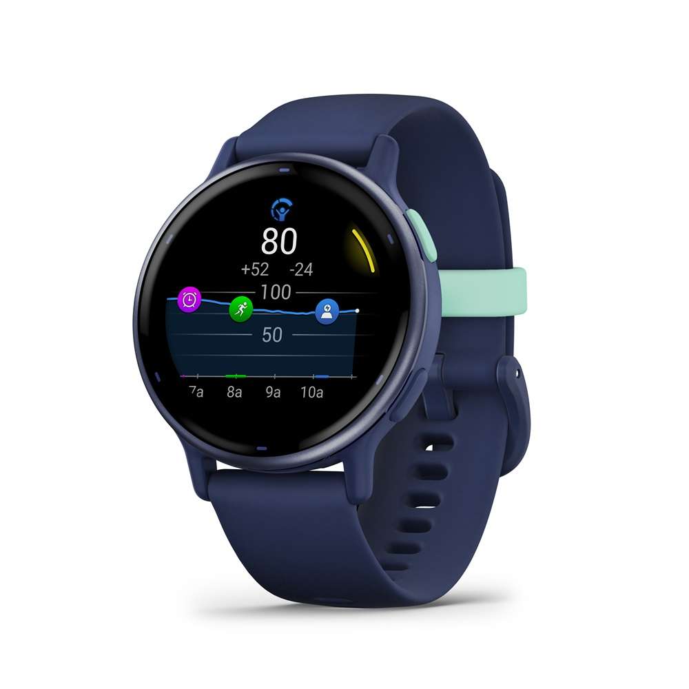 Vivoactive 5, Captain Blue and Metallic, WW - Image 2