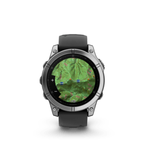 fenix E, Stainless steel w/Black Silicone Band, 47 mm