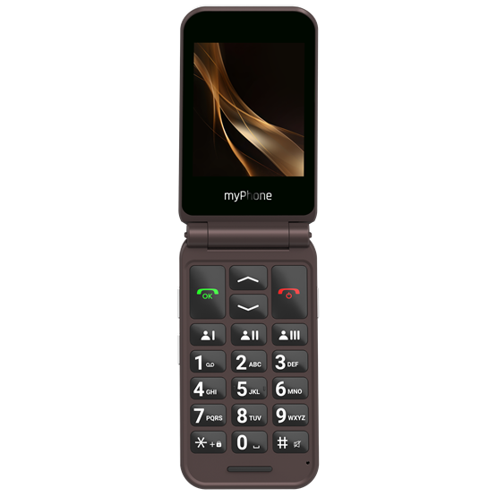 myPhone HARMONY LTE Praline Collection 2,8" mobiltelefon - barna - Bontott, Kipróbált